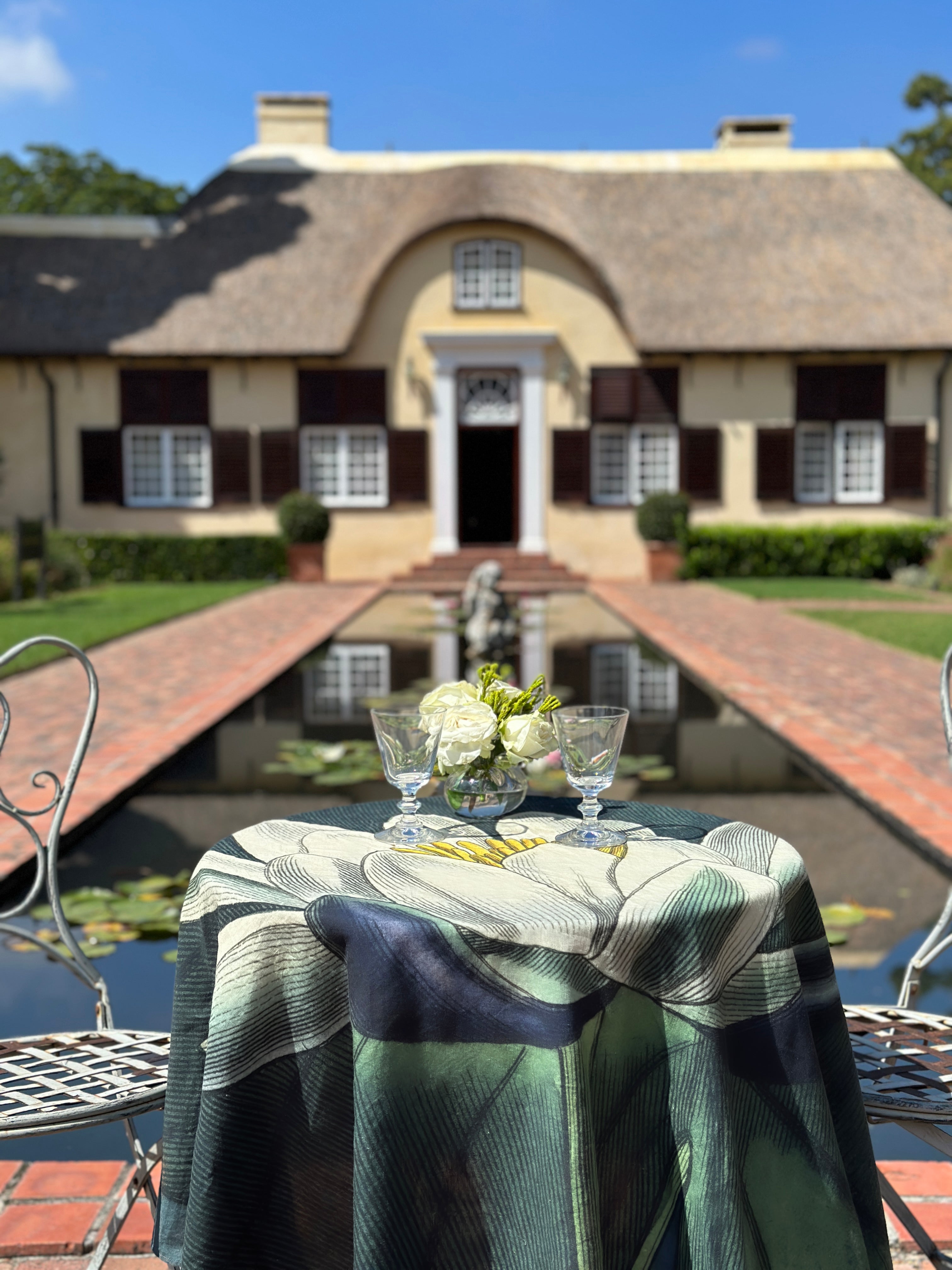 Where Still Water Meets Soft Linen