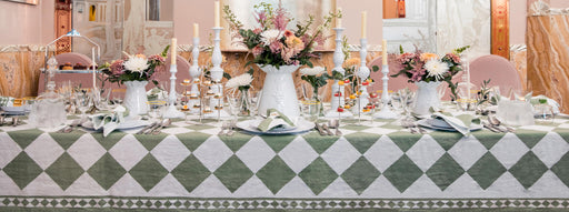 'Green Check' Tablescape - Summerill & Bishop x Claridge's