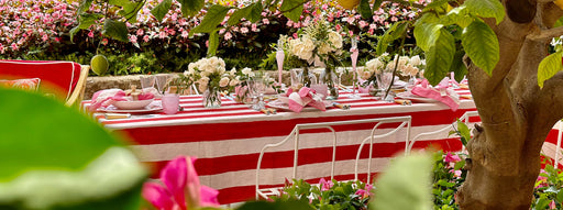 Red 'Stripe' - A Summer Tablescape