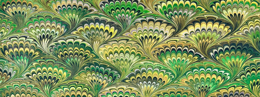 Green Marble Fan Alfresco Tablescape