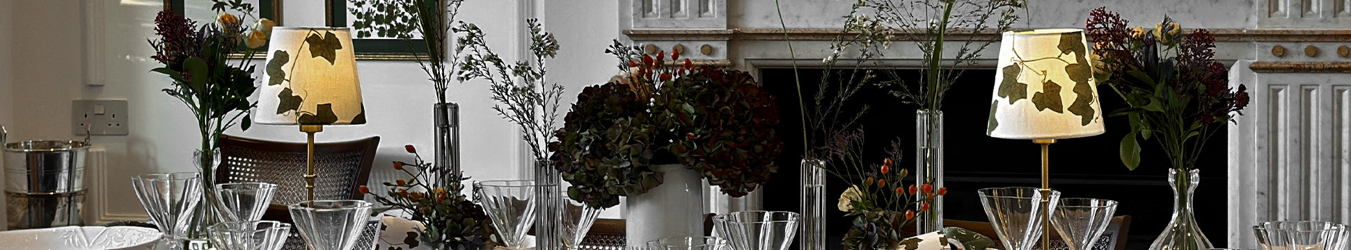 Dining Table Lamps & Candles