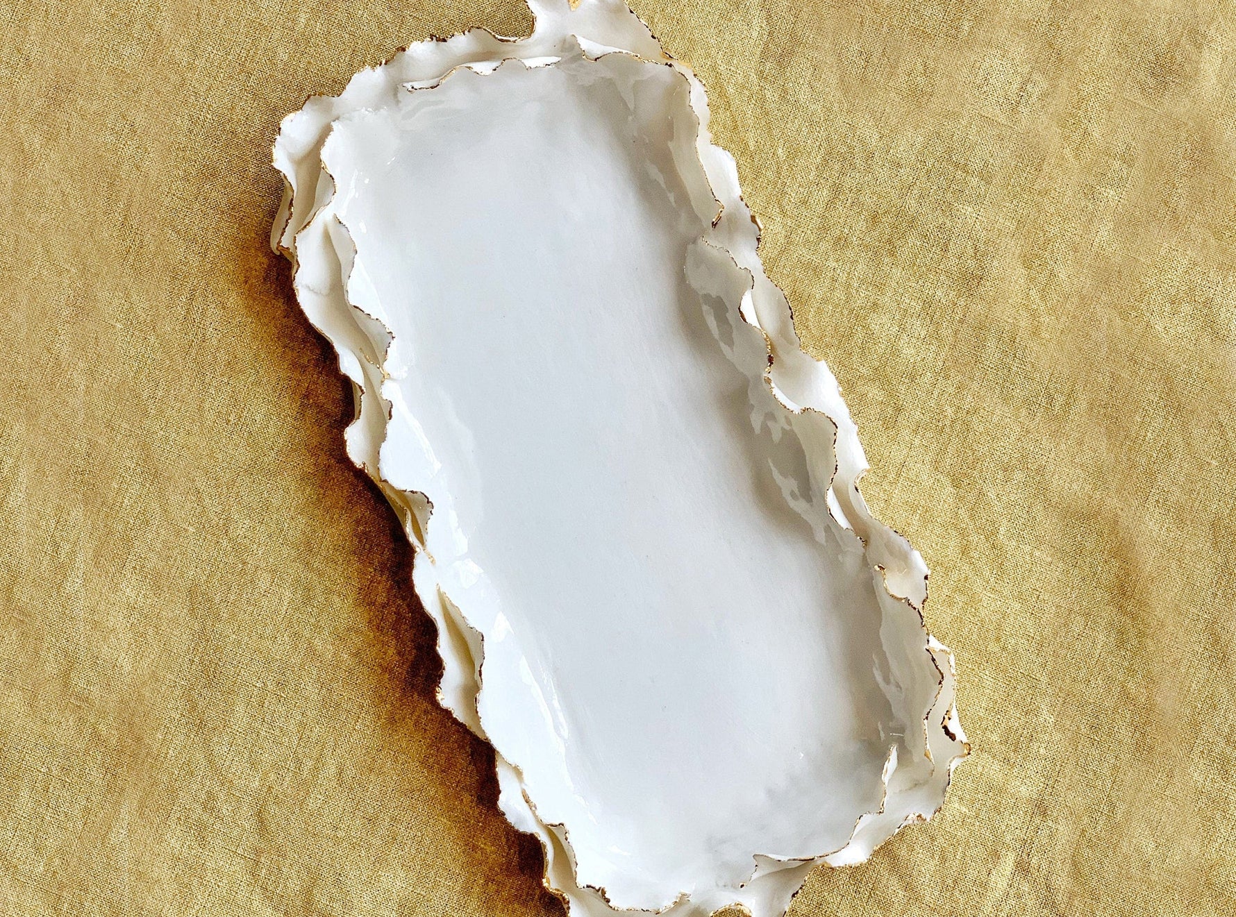 HB Rectangular Jagged Tray, 22cm