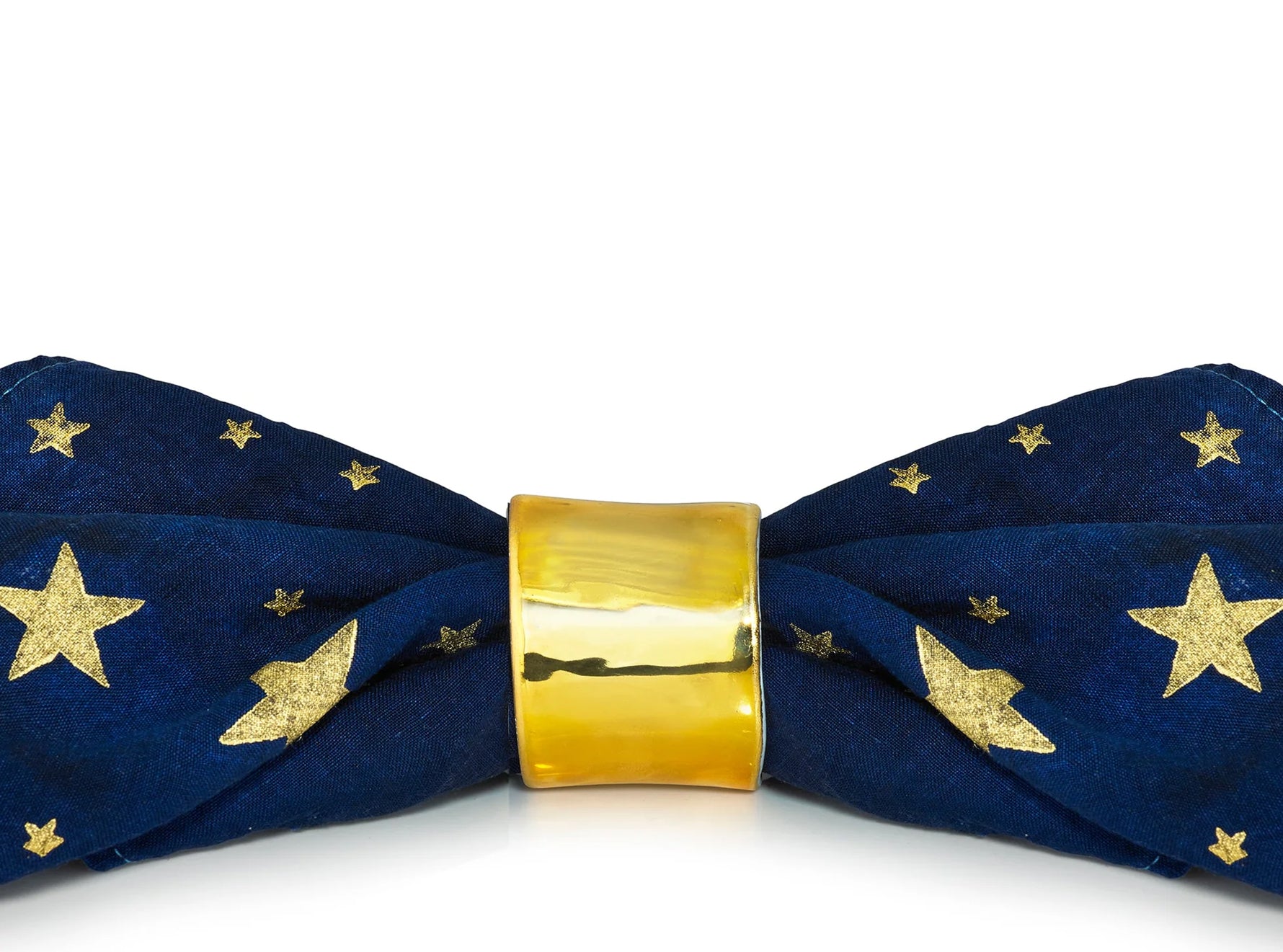 Porcelain Napkin Ring in Gold Glaze