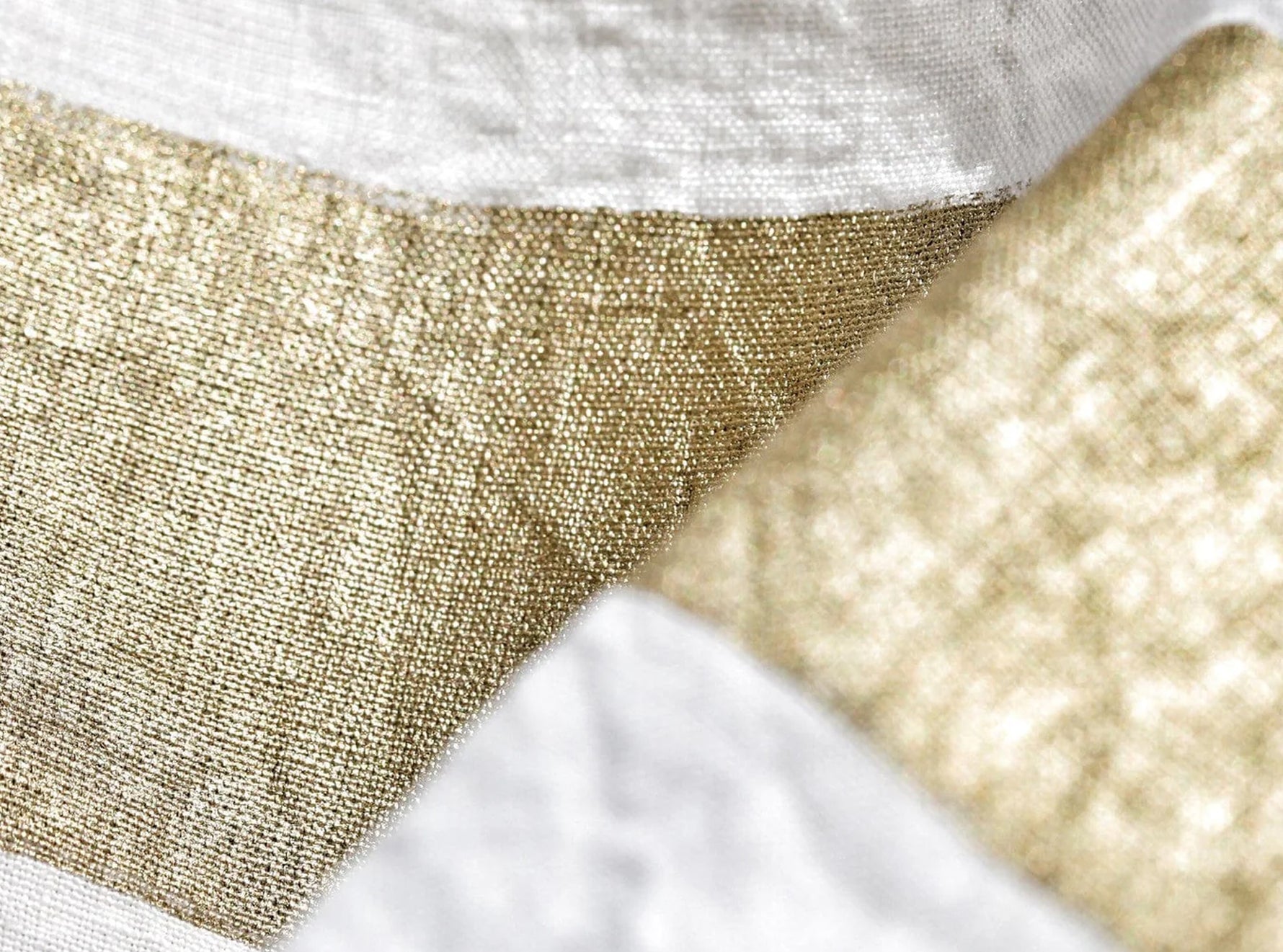 'Cornice' Linen Napkin in Gold, 50x50cm