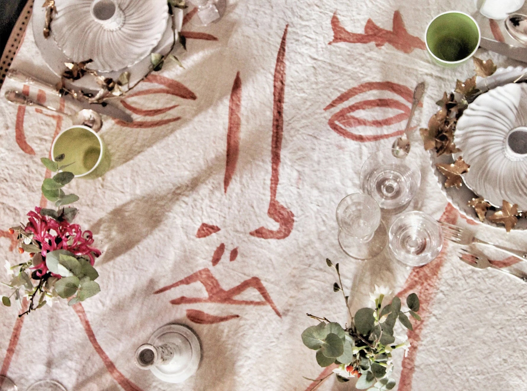 'Antinous II' Summerill & Bishop x Luke Edward Hall Linen Tablecloth