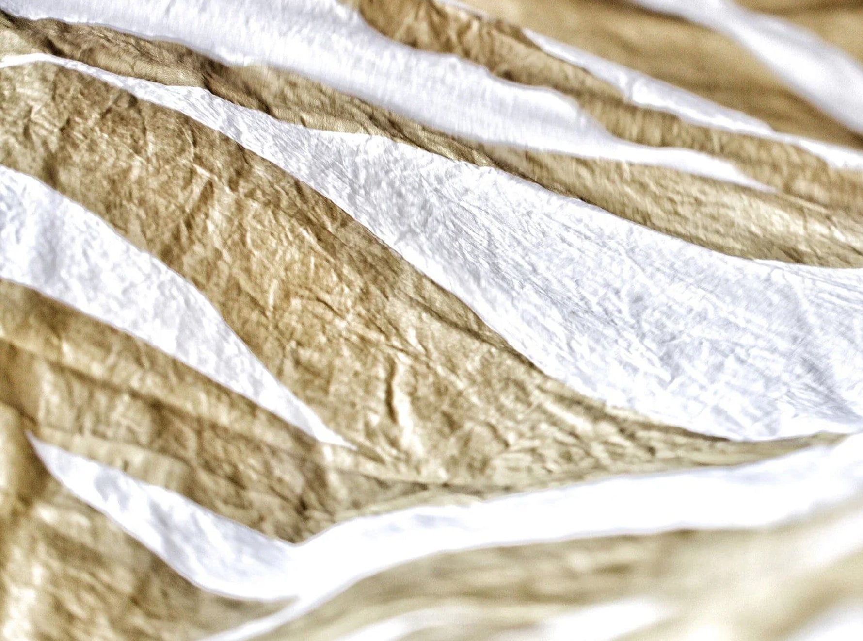 'Fuck' Word Linen Tablecloth in Gold