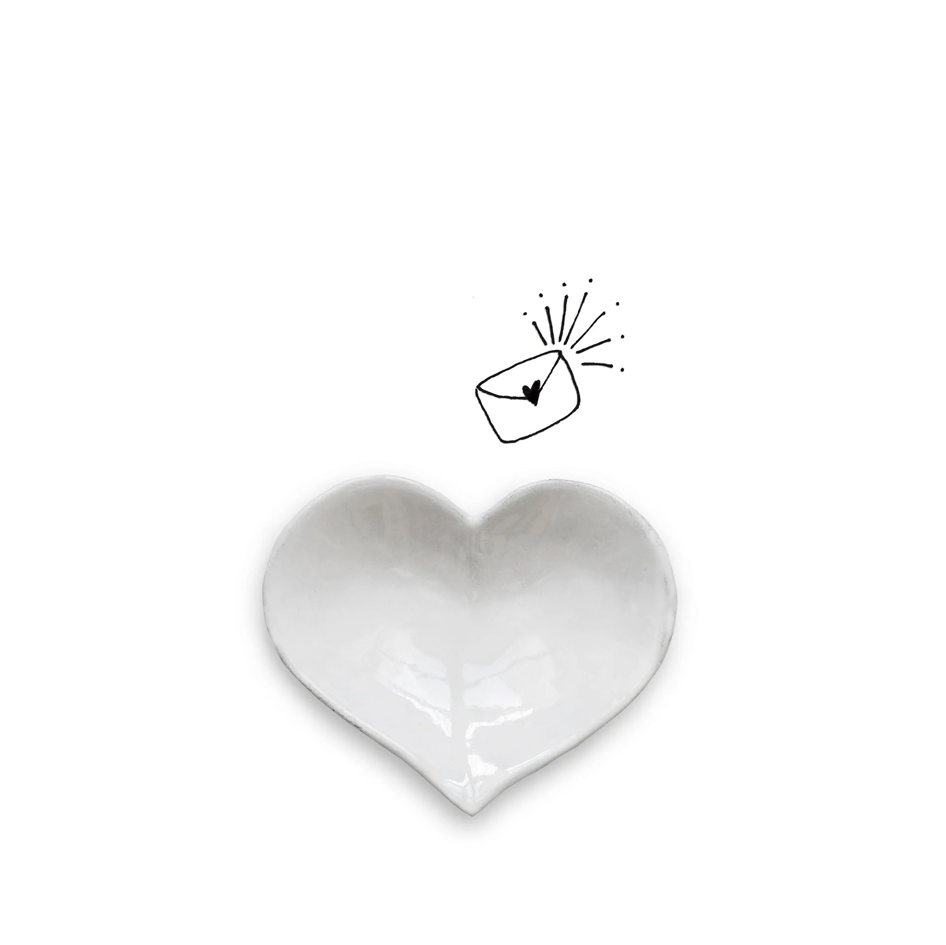 Coeur Dish by Astier de Villatte, 14cm