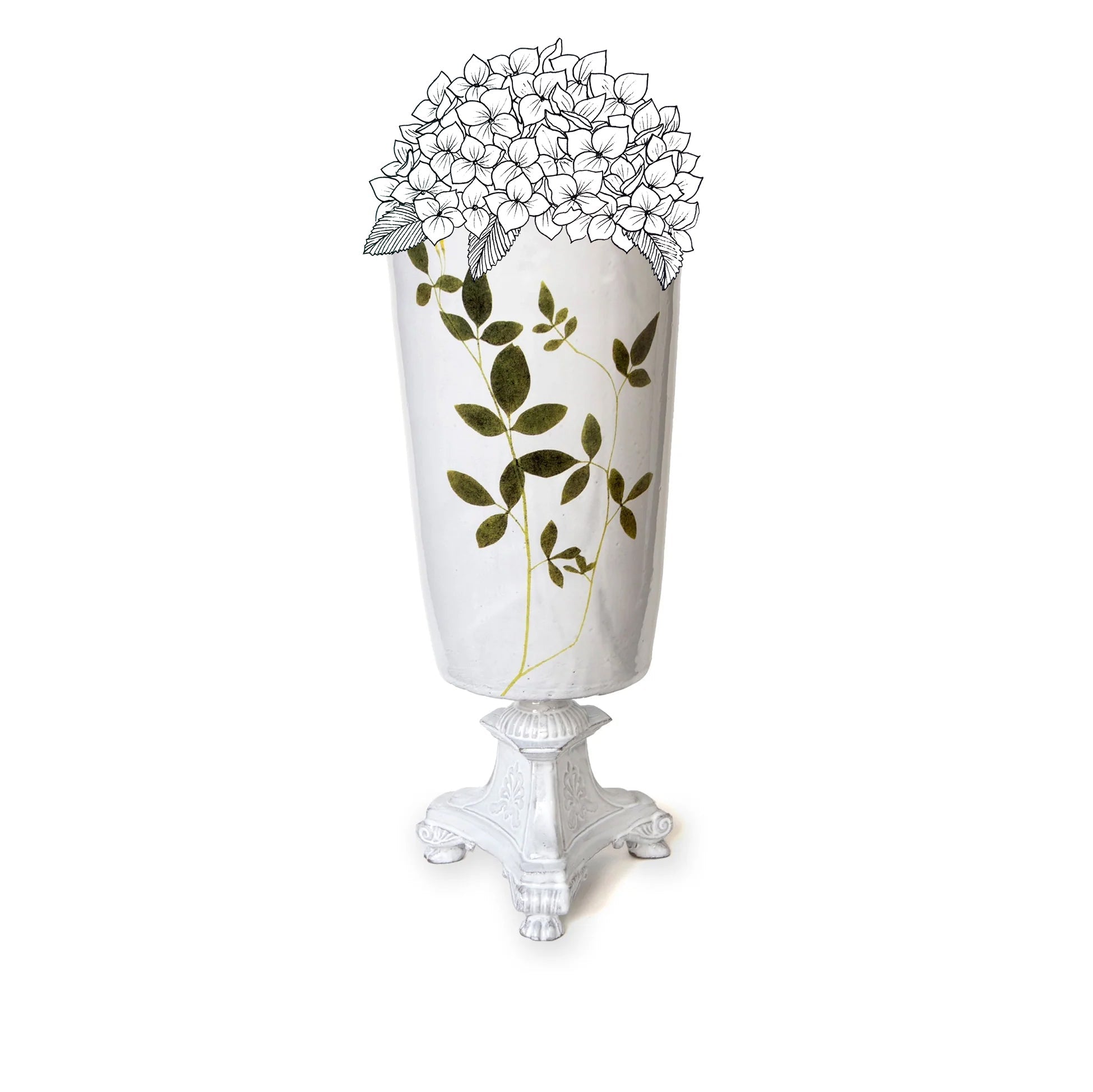 Jasmine Vase by Astier de Villatte, 44cm