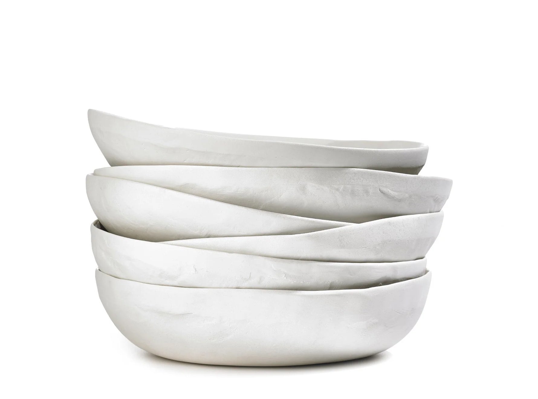 Summerill & Bishop Handmade 23cm Porcelain Soup Bowl with Plain Rim
