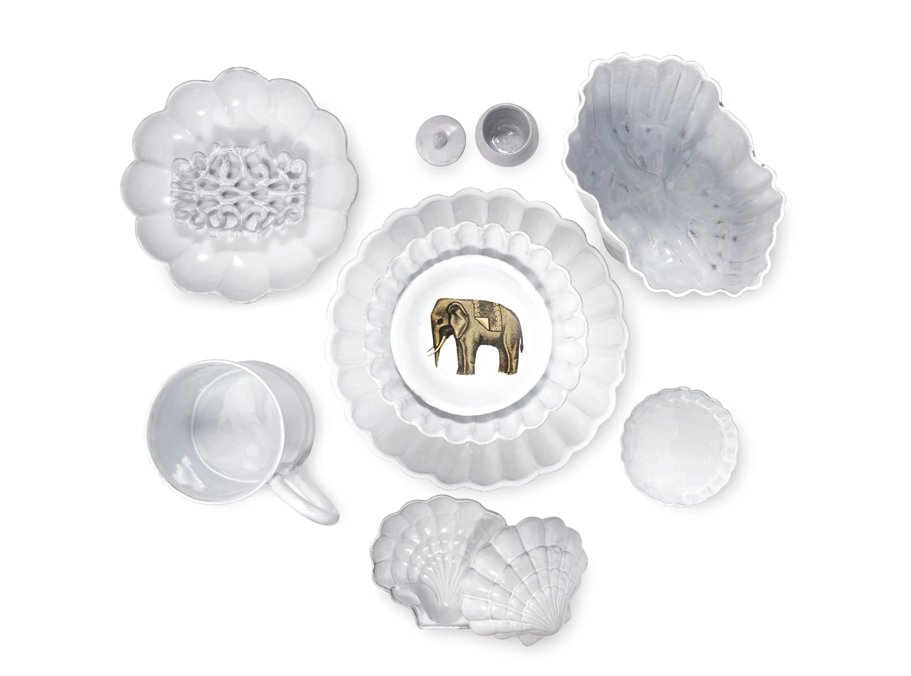 Fillette Sugar Bowl by Astier de Villatte, 7.5cm