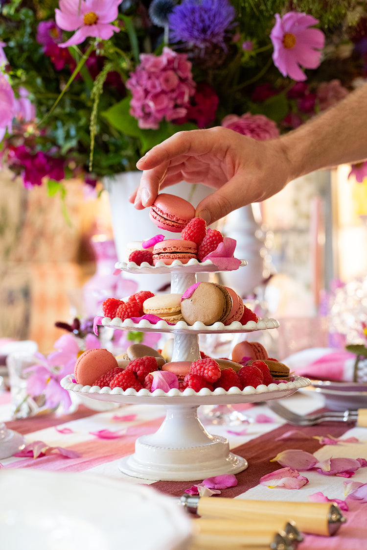 Adelaide Three Level Cake Stand by Astier de Villatte, 22cm