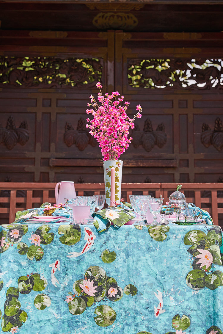 Handblown Glass Bumba Jug in Rose Pink, 3lt