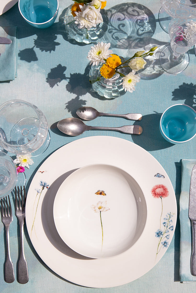 Bloom Iris Soup Plate, 20cm