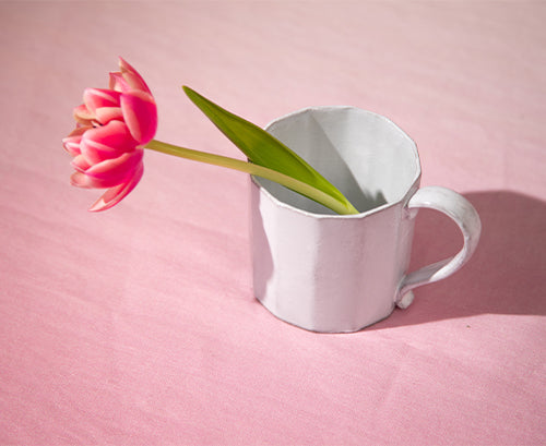 Fleurs 'Pour Toi' Soup Plate by Astier de Villatte, 19.5cm