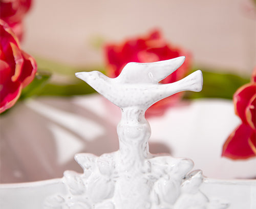 Fleurs 'Pour Toi' Soup Plate by Astier de Villatte, 19.5cm