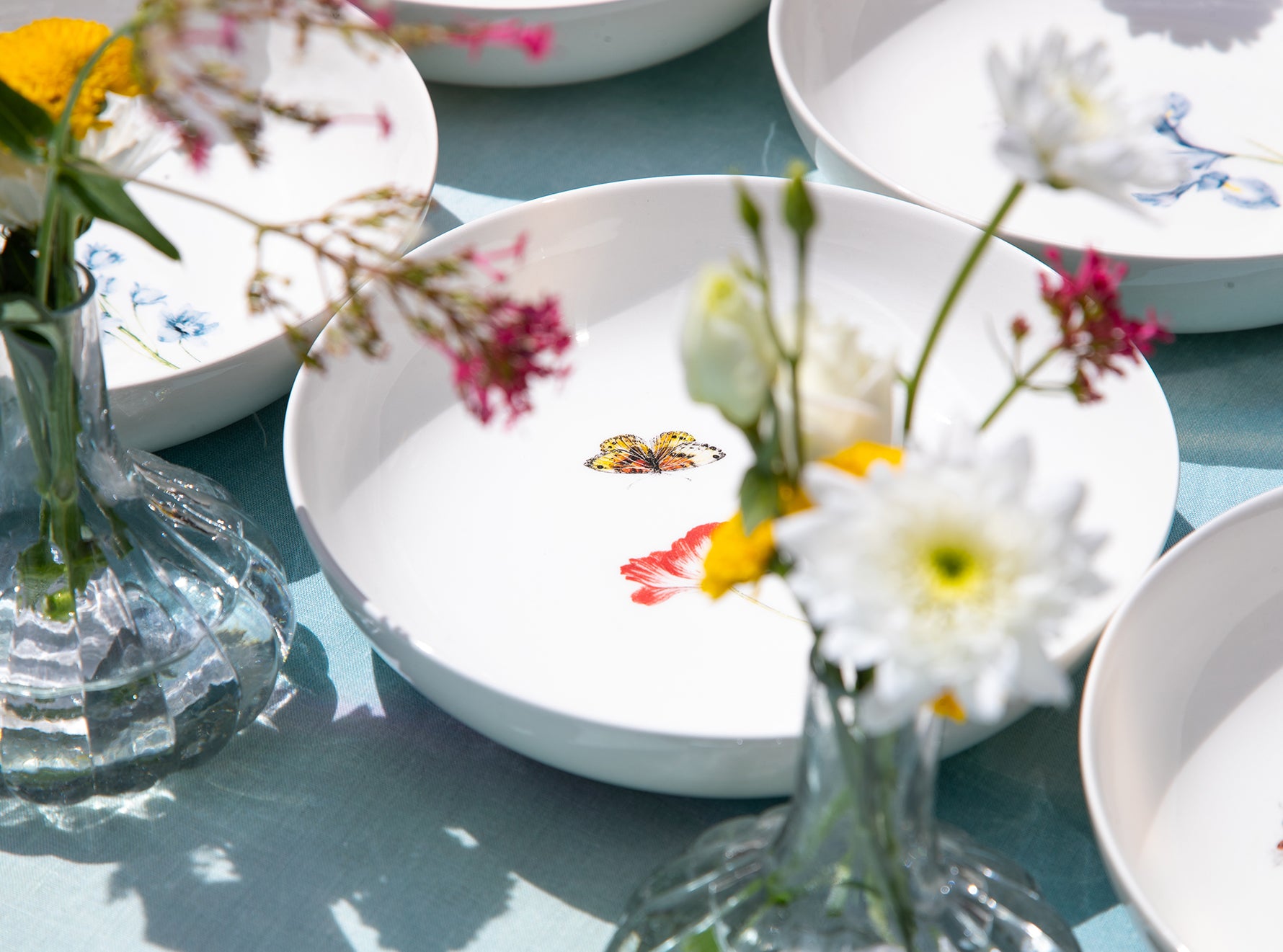 Bloom Iris Soup Plate, 20cm