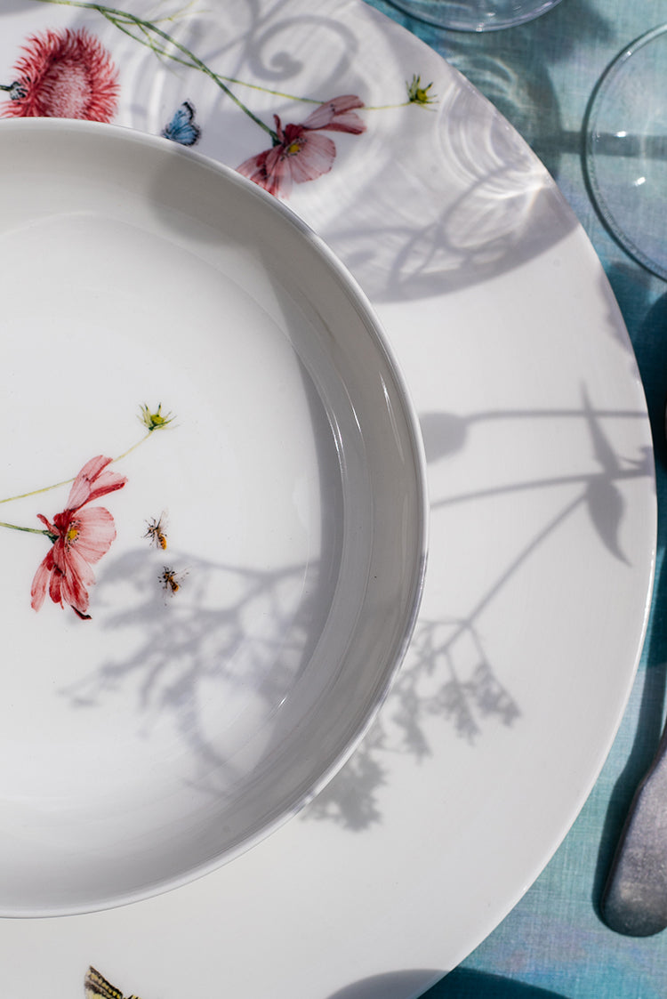 Bloom Iris Soup Plate, 20cm