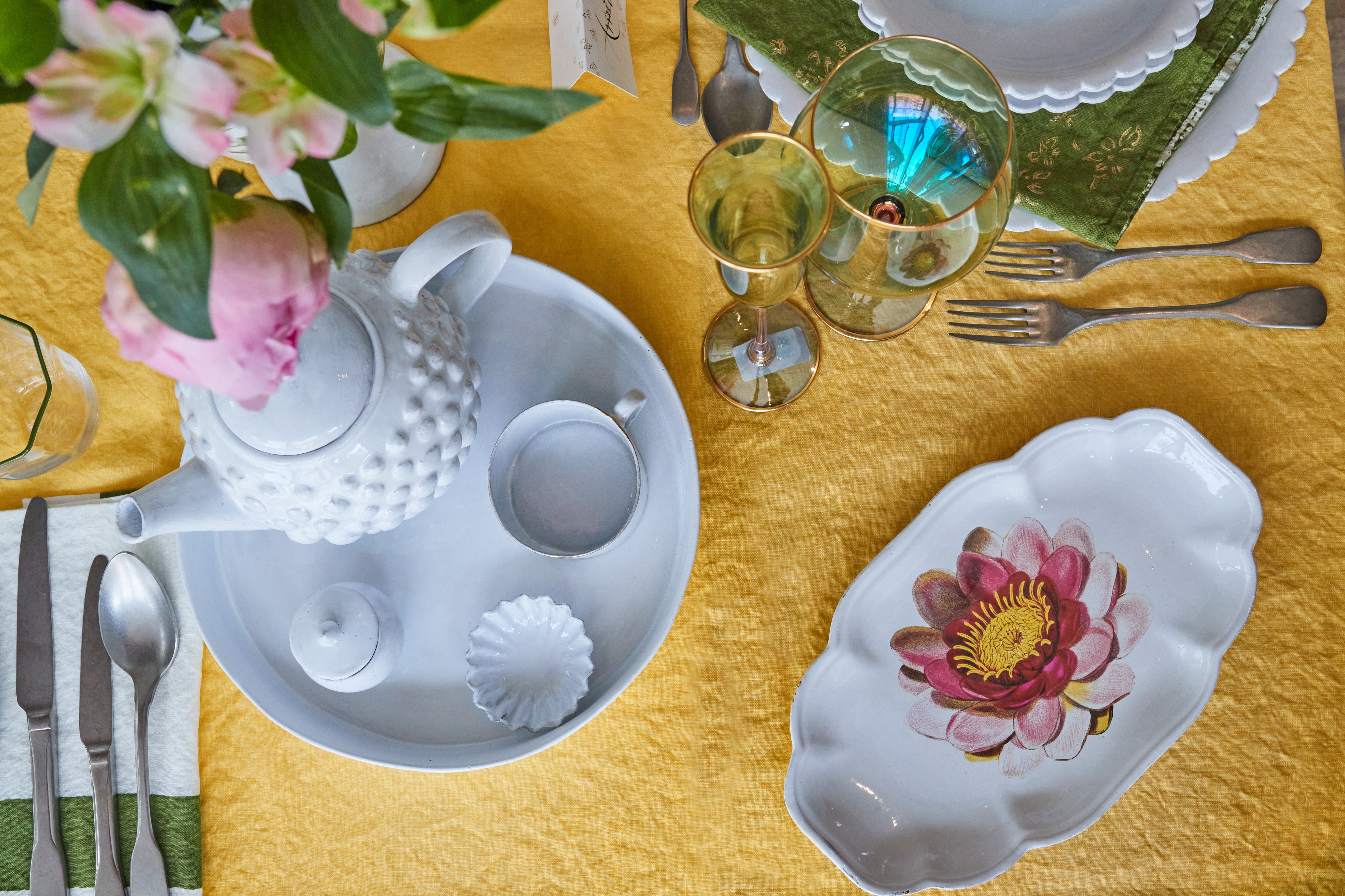 Marguerite Dish, Small by Astier de Villatte, 10.5cm