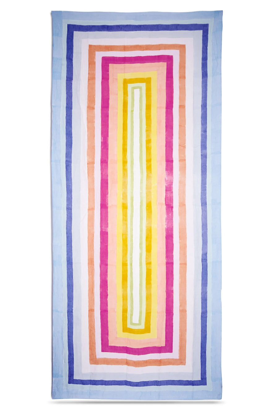 "Bleeding Stripes" Summerill & Bishop x Solange Linen Tablecloth
