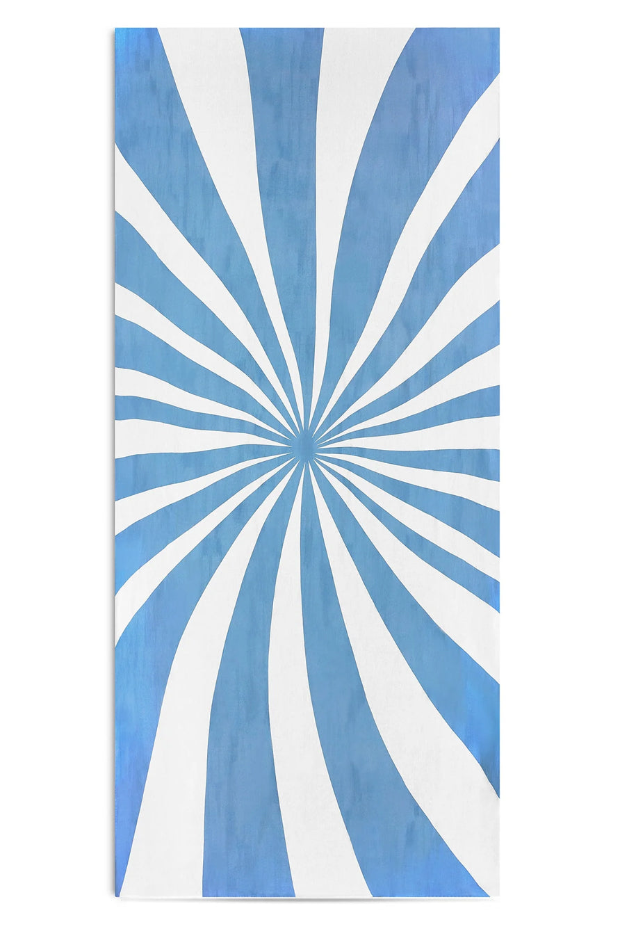'Le Cirque' Linen Tablecloth in Blue