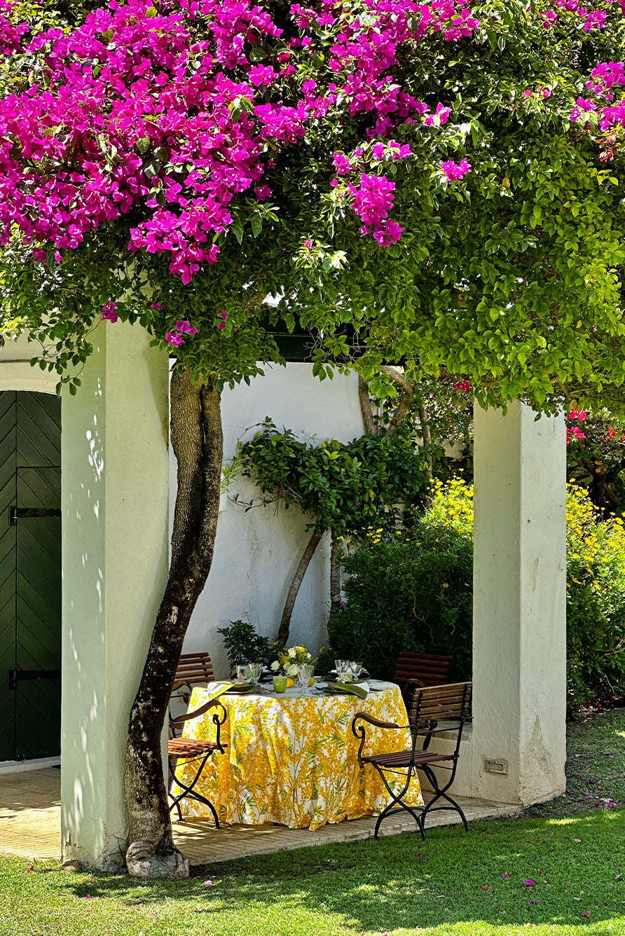 Abaca Round Bread Basket in Sage