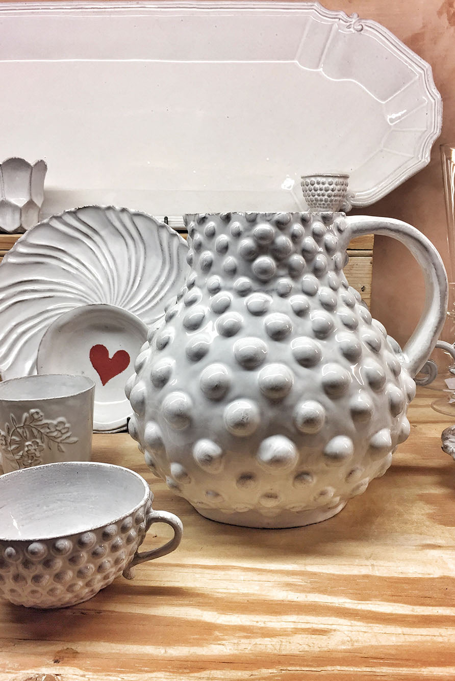 Adelaide Pitcher, Large by Astier de Villatte, 21.5cm