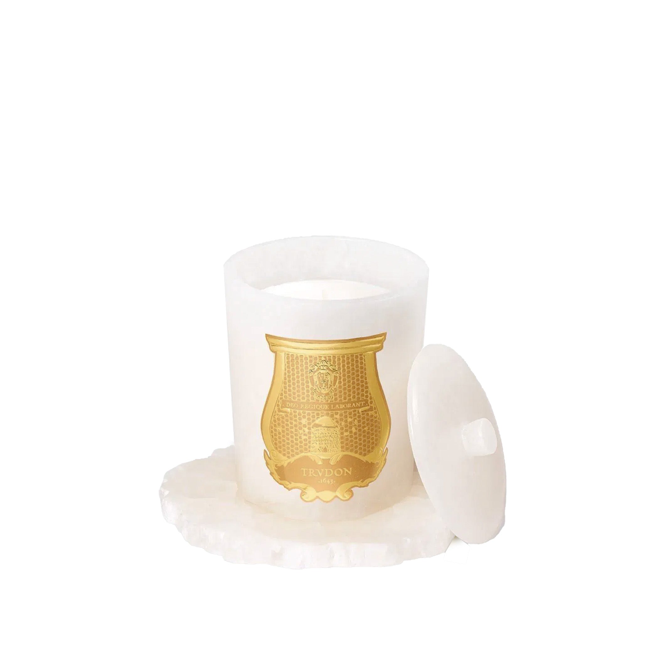 Alabaster Pedestal Candle Accessory by Trudon