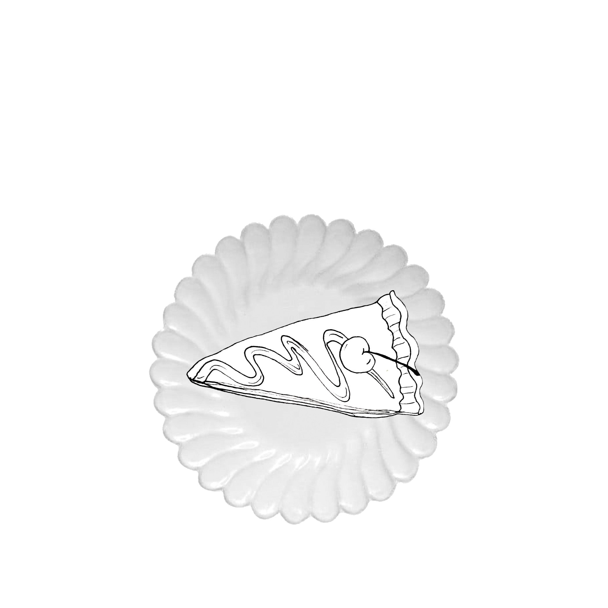 Peggy Flat Dessert/Side Plate, 19.5cm