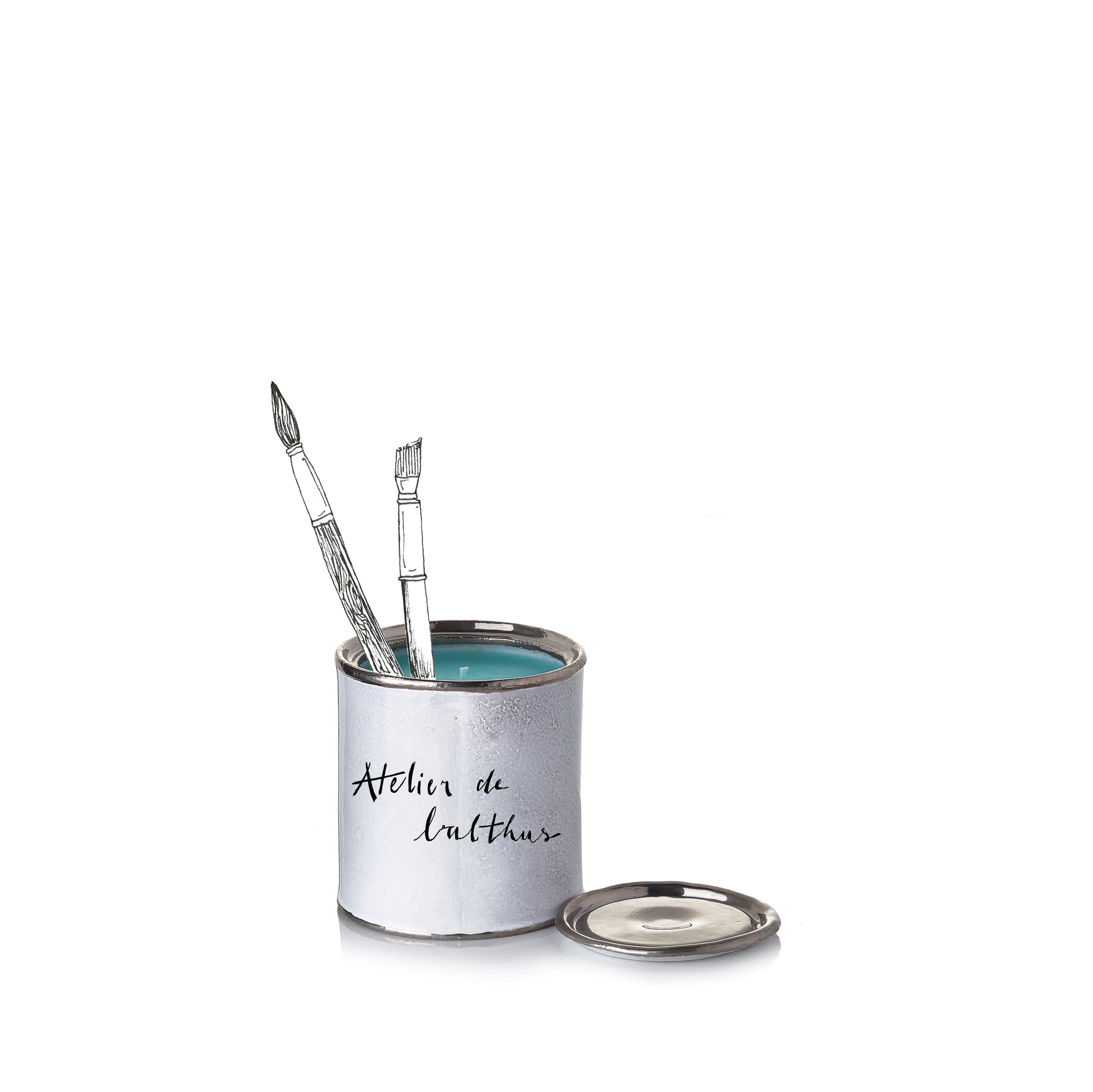 Atelier de Balthus Scented Candle with Lid by Astier de Villatte, 8cm