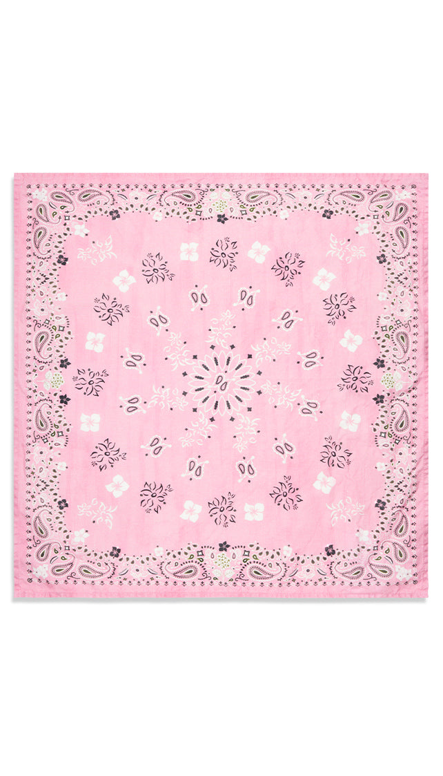 Pink 'Bandana' Linen Napkin, 50x50cm