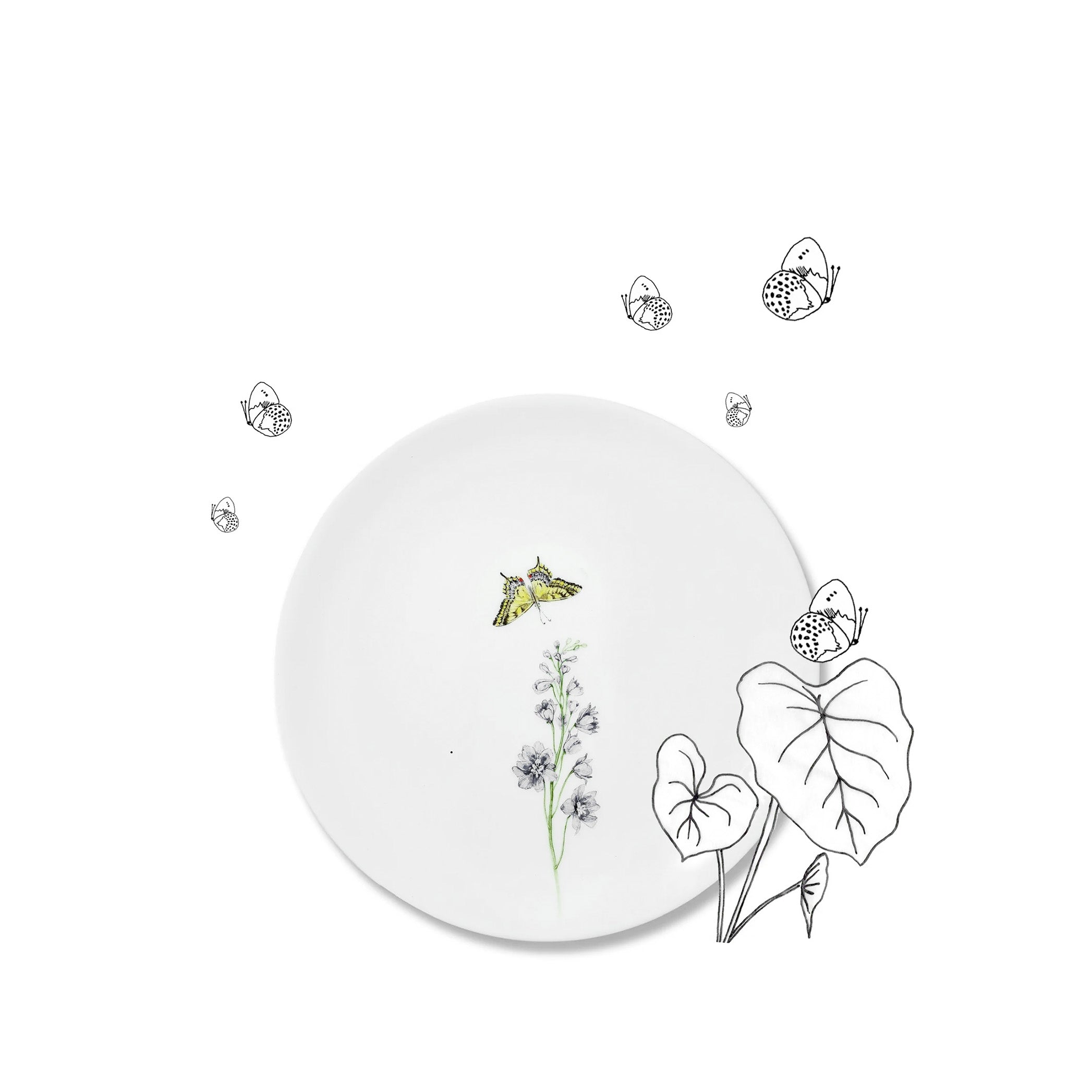 Bloom Delphinium Dinner Plate, 25cm