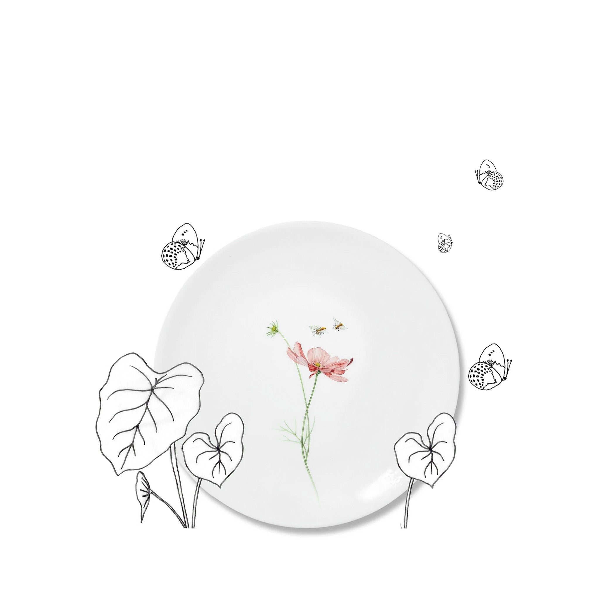 Bloom Cosmos Dinner Plate, 25cm