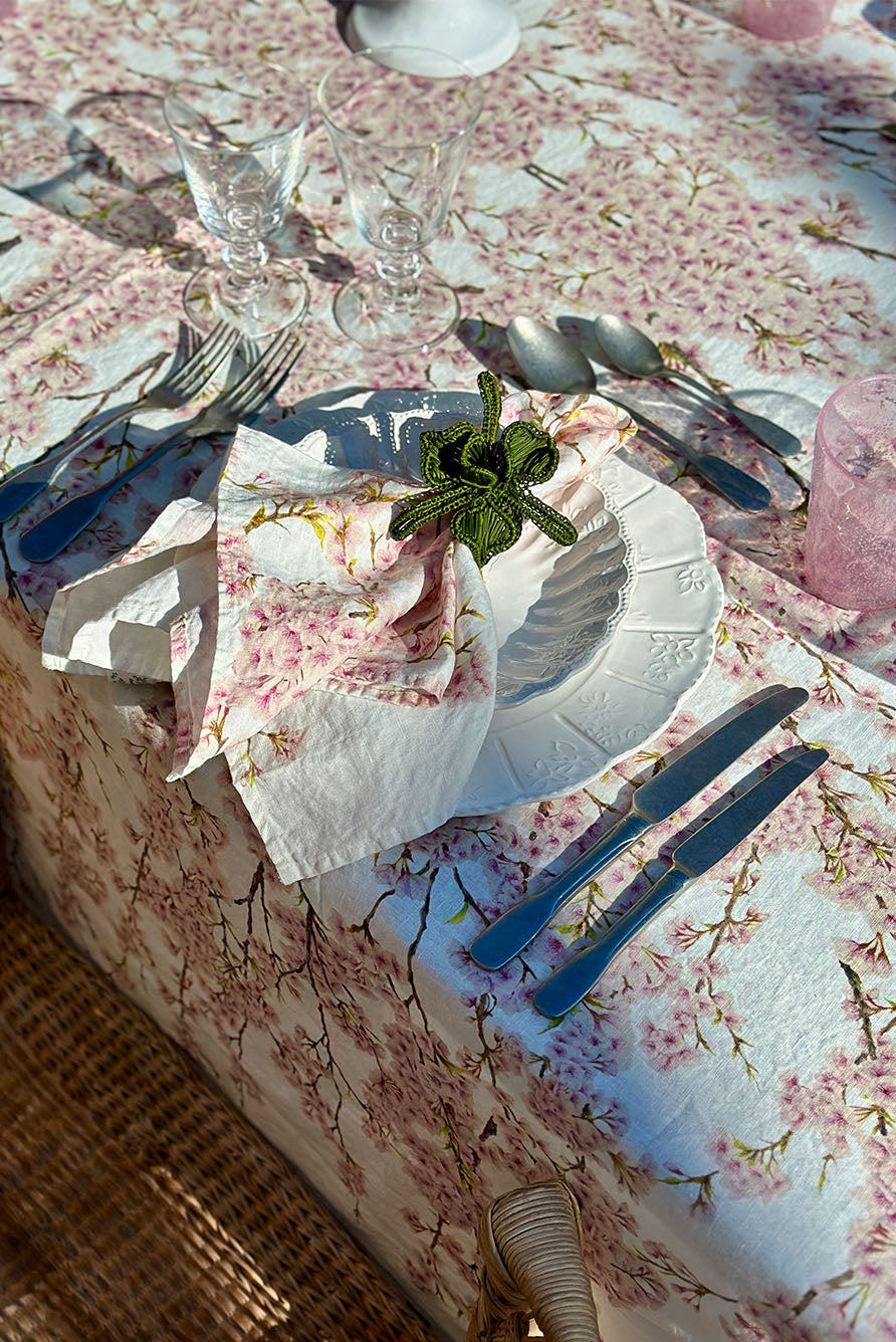'Blossom' Linen Tablecloth