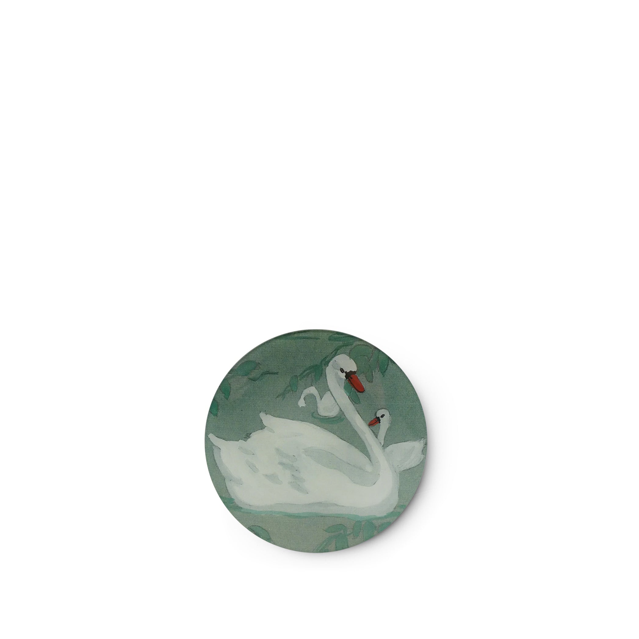 John Derian 'Swan' Round Plate, 13cm