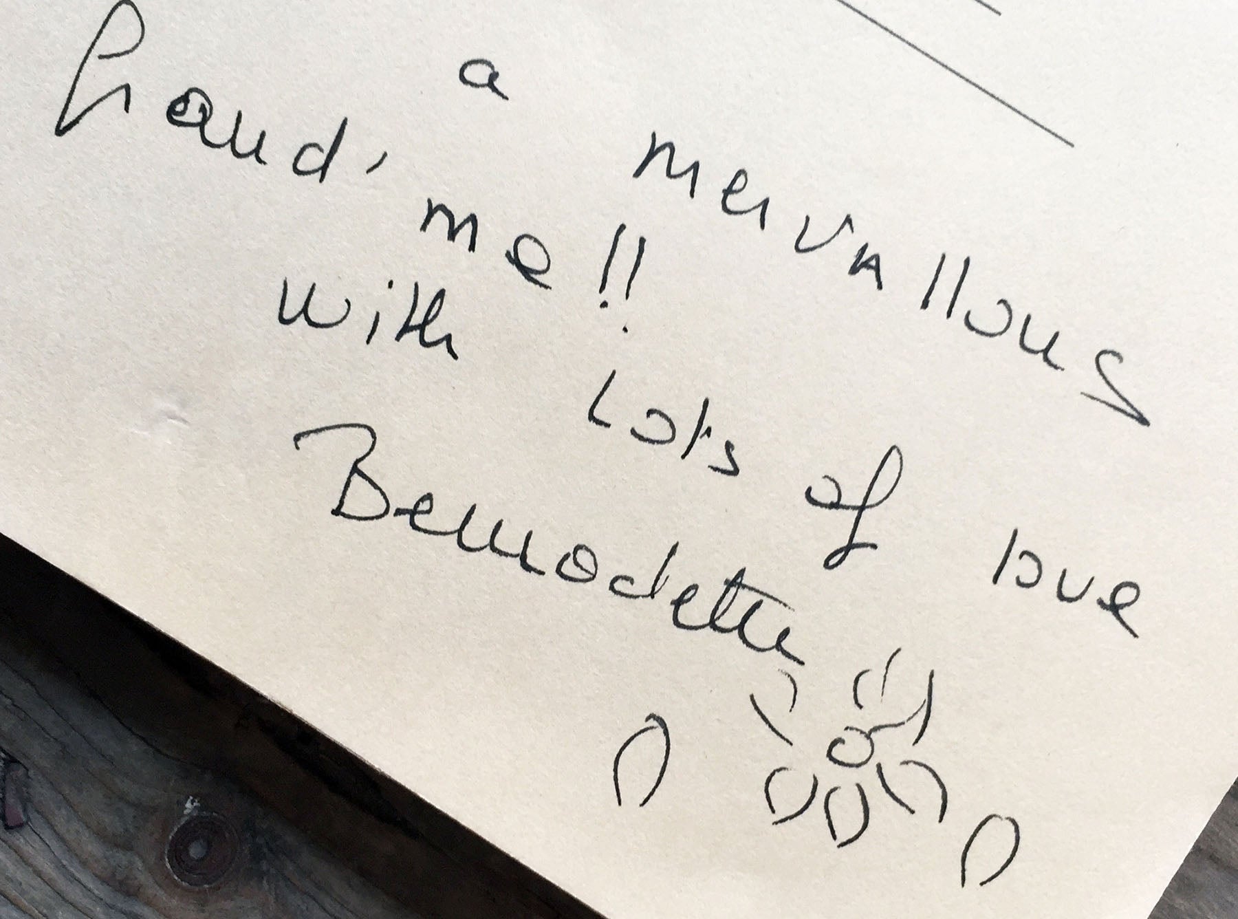 Bernadette's Hand Stamped Falling Flower Linen Napkin in Midnight Blue