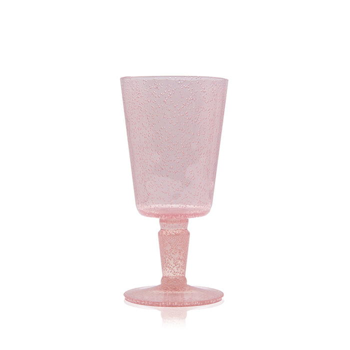 Recycled Plastic Bobby Wine Glass in Rose Pink