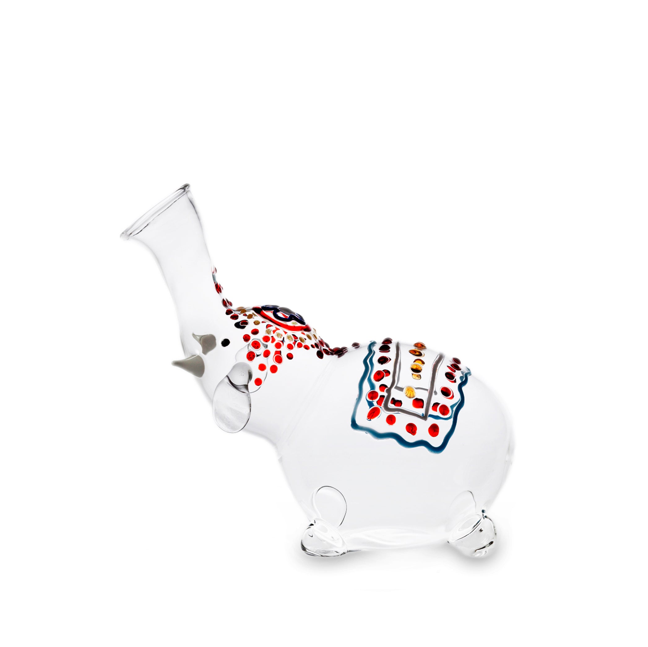 Handblown Glass Elephant Decanter, 30cm