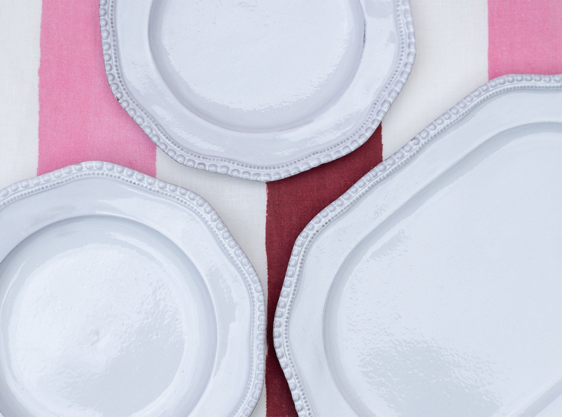 Clarabelle Ceramic Side Plate by Astier de Villatte, 22.5cm