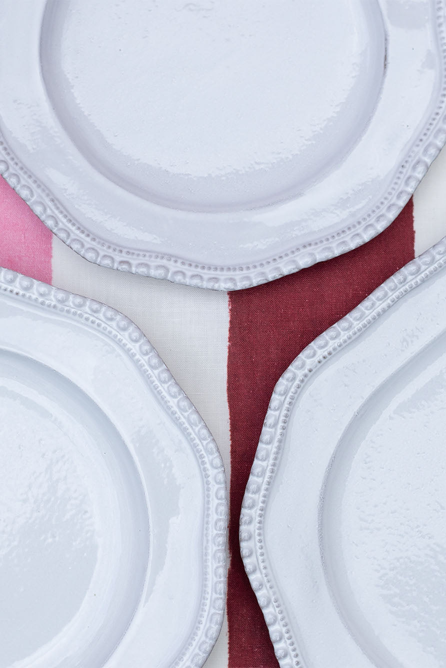 Clarabelle Dinner Plate by Astier de Villatte, 29.5cm