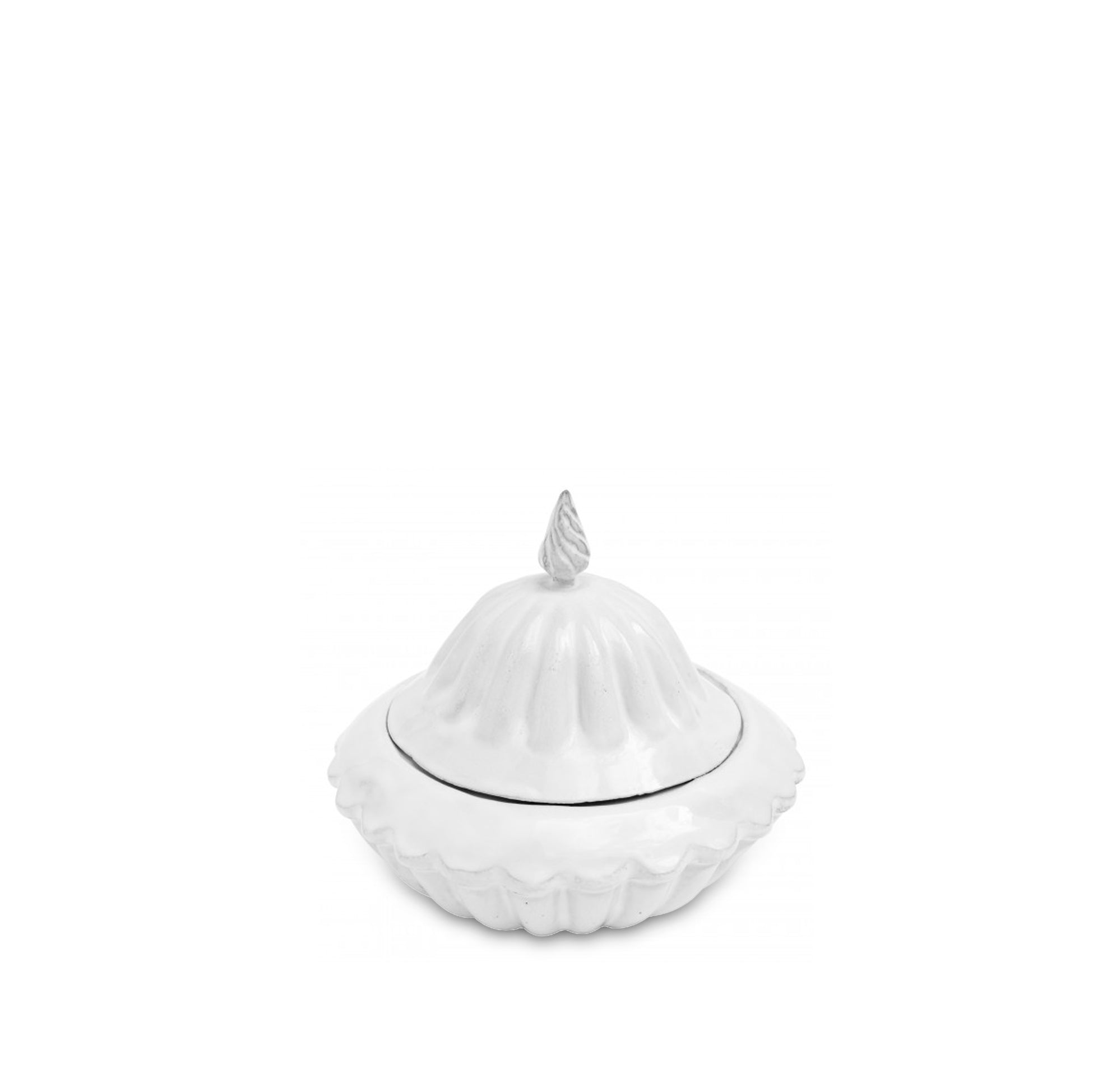 Peggy Sugar Bowl & Lid by Astier de Villatte, 17cm
