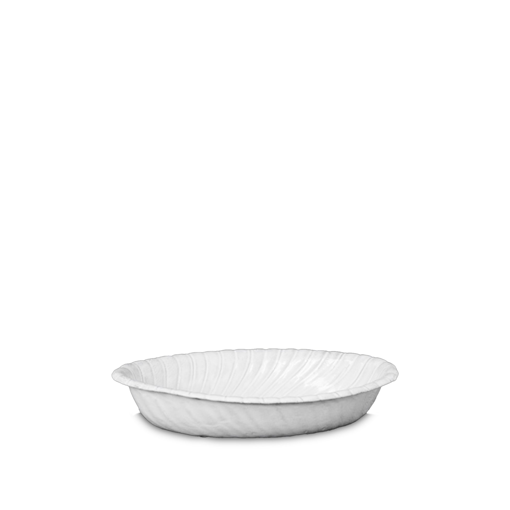 Long Peggy Scalloped Deep Serving Platter by Astier de Villatte, 30cm