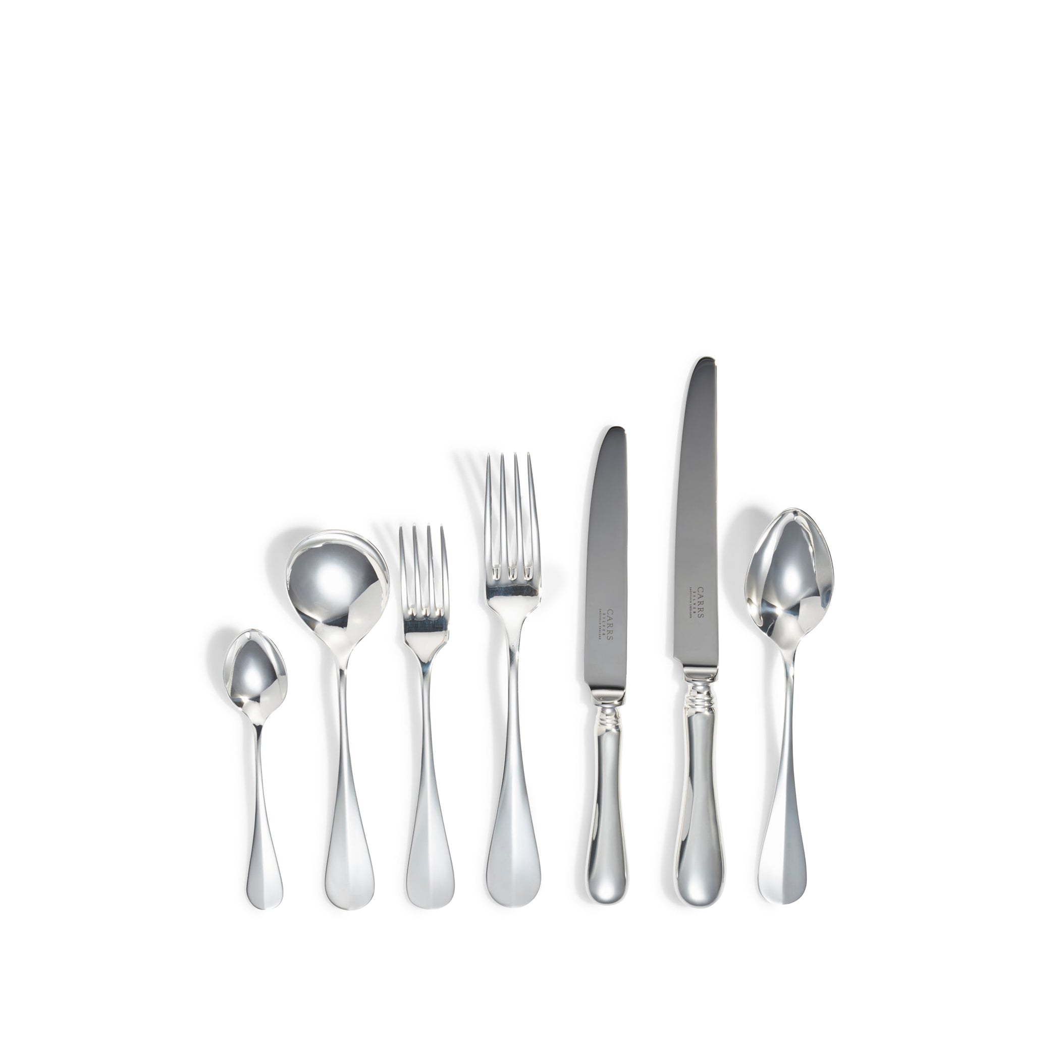 Baguette Silver Plated 7 Piece Cutlery Set