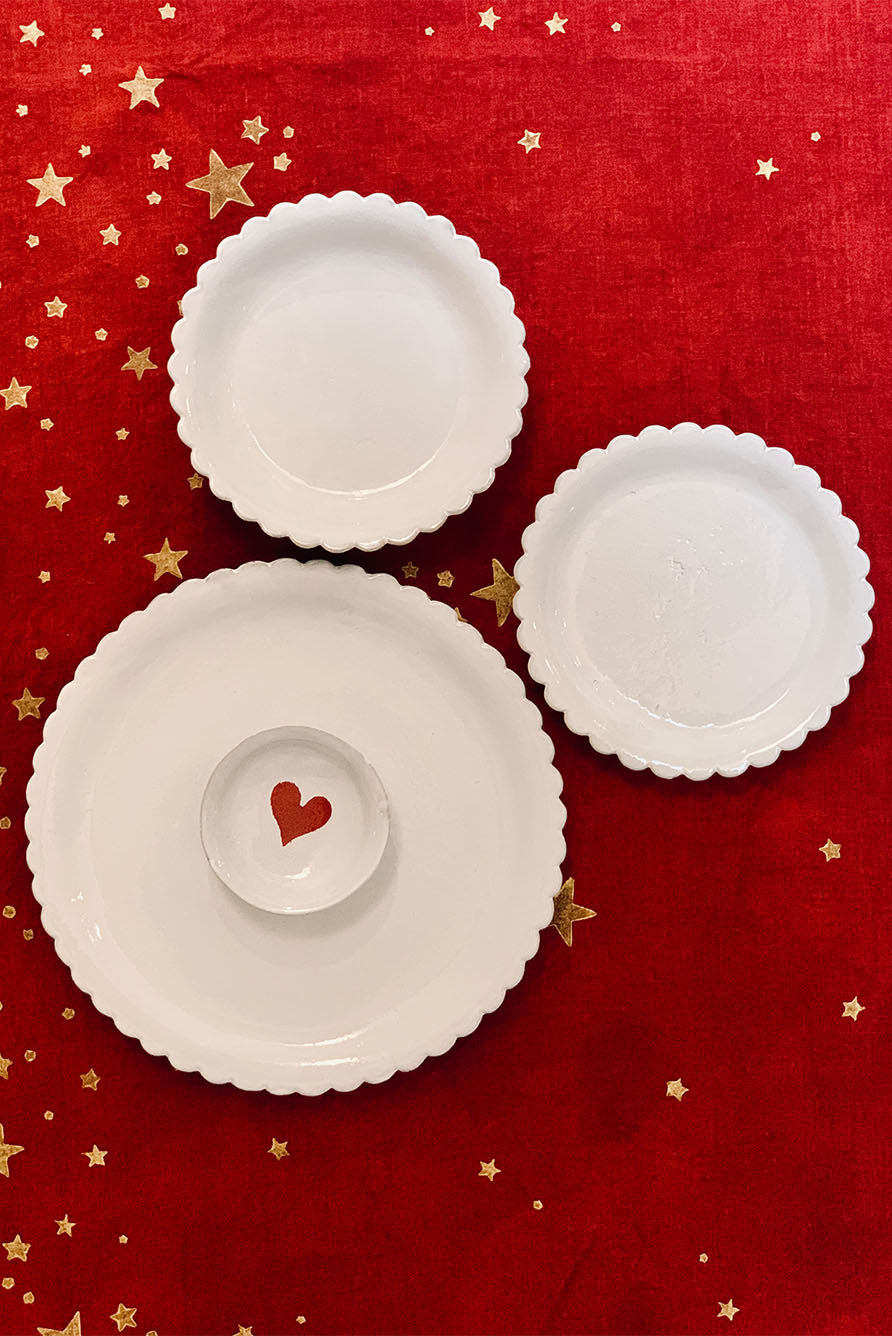 Daisy Soup Bowl by Astier de Villatte, 21cm