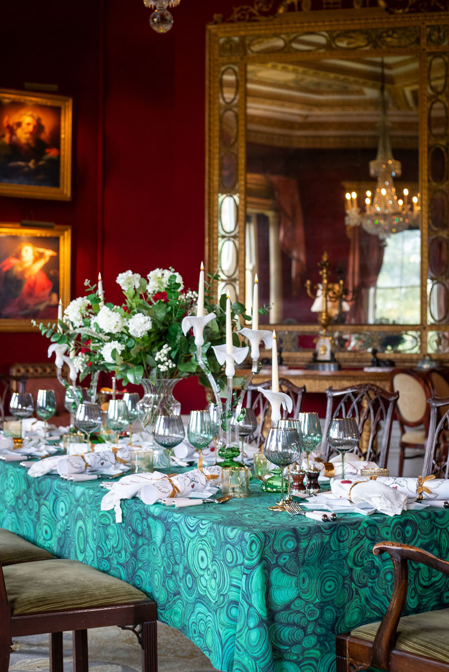 Etoile Dinner Plate by Astier de Villatte, 35.5.cm