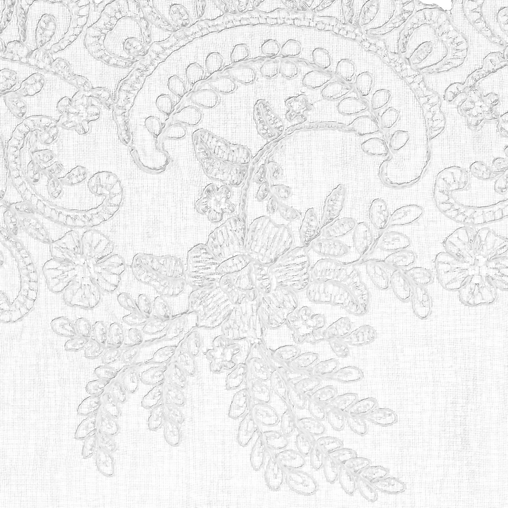 'Eugenie' Lace Orchid Flower & Leaves Placemat, 35 x 50cm