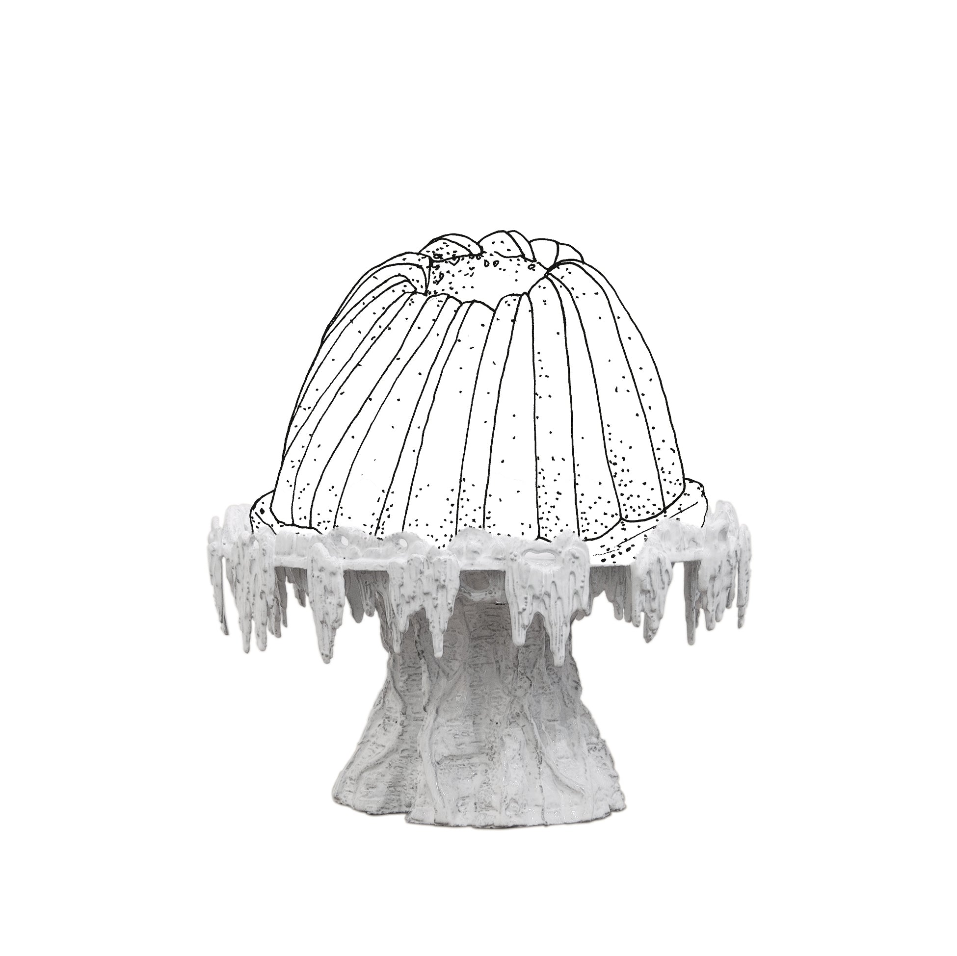 Eva Enchanted Tree Cake Stand by Astier de Villatte, 27cm