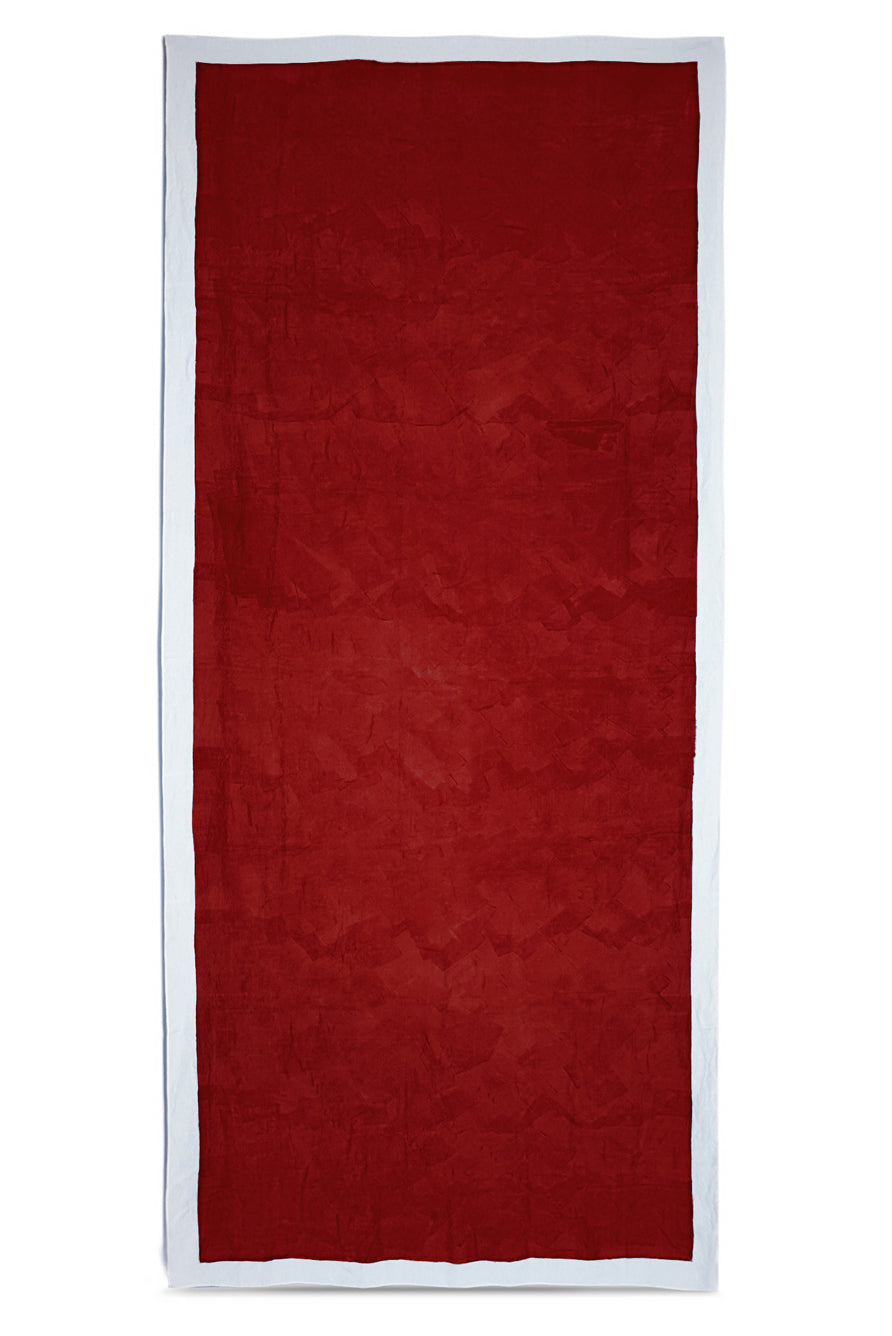 Full Field Linen Tablecloth in Claret Red