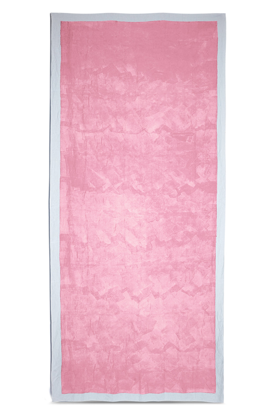 Full Field Linen Tablecloth in Rose Pink