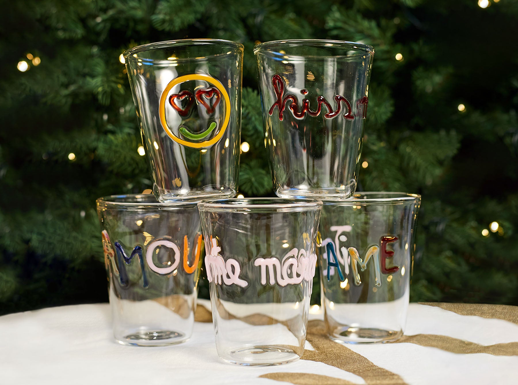 Handblown Glass Fuck Me Tumbler