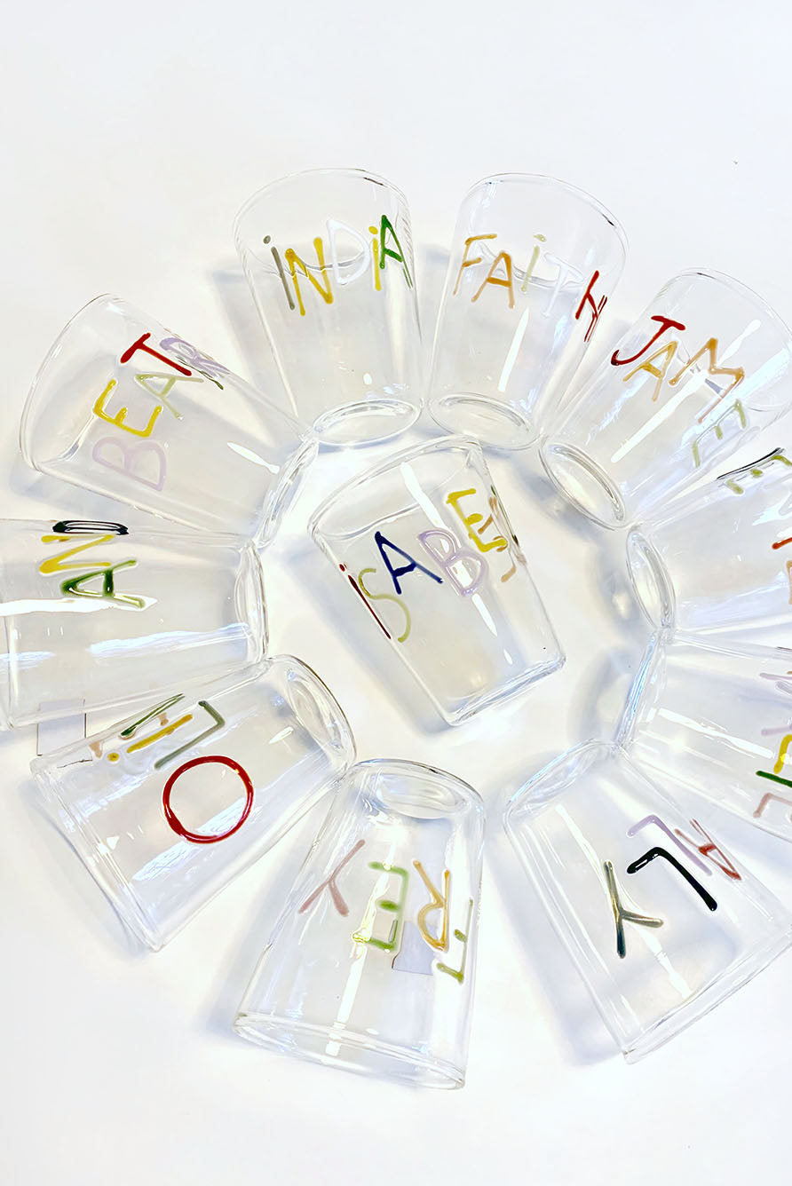 Handblown Glass Fuck Me Tumbler